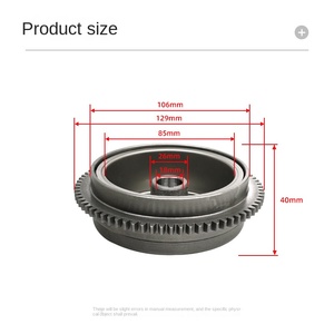 Rotor de Magneto para Motocicleta Todoterreno, Motor de Cilindro Magnético <span class=keywords><strong>Chong</strong></span> Z300 de 350.00g, Envío Constante, Excedente Completo - Product Image 4
