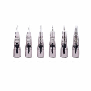 Agujas de Cartucho PMU de 0.18mm Desechables 1RL para Máquina de Maquillaje Permanente, Agujas para Microblading - Product Image 1