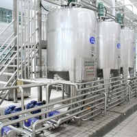 Cuve de fermentation industrielle en acier inoxydable 5000L, réservoir sous pression contrôlé par PLC, équipé d'un moteur, à vendre