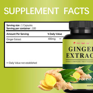 Hoogwaardige gembercapsules - ISO22000/HACCP goedgekeurd, niet-GMO, veganistisch, misselijkheidsverlichting, nutraceutical - Product Image 5