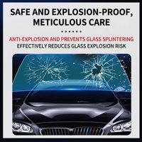Película Polarizada para Ventanas de Automóviles con Protección UV, 99% Anti-UV, Alto Rechazo de Calor, Color Marrón Oscuro, Nano PET de 2 Mil
