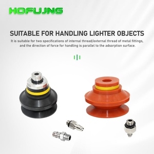 VB Series Corrugated <b>Silicone</b> Suction Cup Custom <b>Rubber</b> with Screw Vacuum Suction Cups SUZHOU HOFUJNG - Product Image 5