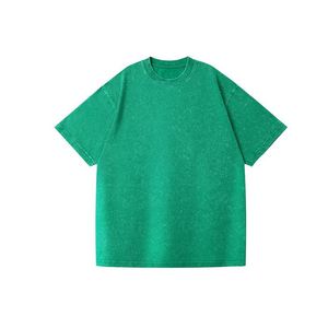 Camiseta Oversize para Hombre, 100% Algodón de Alta Calidad, Camisetas Personalizadas con Logotipo Bordado, Camiseta Blanca Lavada al Ácido de Gran Gramaje - Product Image 5