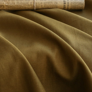 Tissu tissé en mélange de lin <span class=keywords><strong>et</strong></span> de coton couleur unie Style 317, matière respirante pour chemises, vestes <span class=keywords><strong>et</strong></span> pantalons printemps-été - Product Image 5