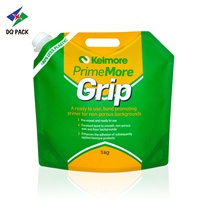 DQ PACK personnalisé recyclable 5KG/5L détergent de savon liquide pochette de bec d'angle en plastique