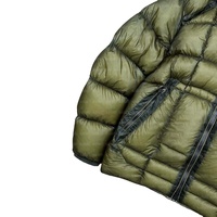 Salati Fabricant Personnalisé Veste d'Hiver Matelassée en Nylon Ripstop Légère à Capuche et Doublure Gonflable pour Hommes, Vente en Gros