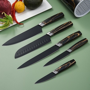 Stainless Steel Japanese Kitchen Chef <b>Knife</b> <b>Set</b> <b>Sharp</b> Blade Kitchen <b>Knife</b> <b>Set</b> With <b>Knife</b> Block - Product Image 3