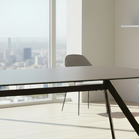 Table à manger rectangulaire extensible moderne de luxe en céramique, mobilier de salle à manger design minimaliste pour hôtel, école, appartement, villa