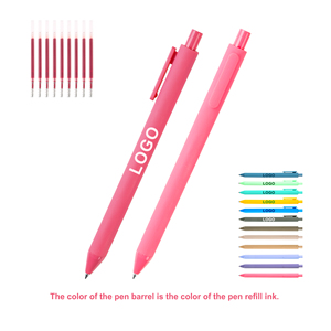 Hot Selling Novel Retractable Plastic Macaron Gel <b>Pen</b> With Multi-color Writing Ink Custom Logo Printing Advertising for Gift - Product Image 3