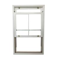 Fenêtre à Double suspension PVC Style européen, fenêtre avec Design de grille