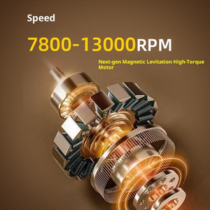 Afeitadora Eléctrica <span class=keywords><strong>Vector</strong></span> Motor, Recortadora de Pelo, Juego de Recortadores con Dos Cabezales Flotantes Recíprocos, Cuchilla DLC de 13000 RPM, USB para el Cuerpo - Product Image 2