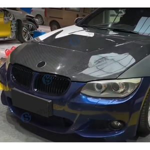 Capó BENSNEES Personalizado Estilo GTS de Fibra de Carbono <span class=keywords><strong>E92</strong></span> para <span class=keywords><strong>BMW</strong></span> Serie <span class=keywords><strong>3</strong></span> <span class=keywords><strong>E92</strong></span> <span class=keywords><strong>335i</strong></span> 335 2007 2008 2009 2010 Pre LCI o LCI - Product Image 5