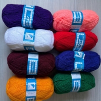 Fil à crocheter personnalisé en polyester, acrylique et fibre de lait pour tricot DIY - Fil chenille HQ pour couture et tricot