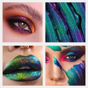 Makeup personalizzato MLM venditore di trucco di lusso grado pigmento personalizzato camaleonte glitterato ombretto <span class=keywords><strong>crema</strong></span> di lunga durata 5 colori campione gratuito - Product Image 6