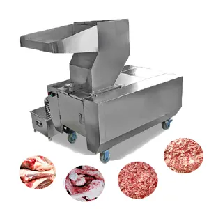 Automatic grinding cattle pig fish bone crusher machine animal bone crusher cow bone grinder machine