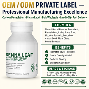 Compresse a base di erbe a foglia di Senna etichetta privata foglie secche naturali senza caffeina di supporto immunitario sfuso - Product Image 6