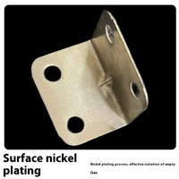 Vente en gros de supports en L à 90 degrés Connecteur de retenue d'angle de quincaillerie de meuble en acier laminé à froid pour tables chaises armoires