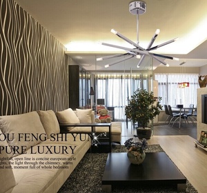 Wholesale Contemporary Chrome Metal Modern LED Chandelier Pendant <strong>Light</strong> - Product Image 3