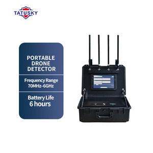 Tiên tiến Drone Detector 70MHz-6GHz UAV phát hiện xách tay vali thiết kế 5km FPV phát hiện thời gian thực đường bay theo dõi - Product Image 2