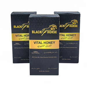 Paquetes de Miel Vitalizante "Black Panther" al por Mayor, un Suplemento Hormonal Premium Totalmente Natural para Hombres - Product Image 1