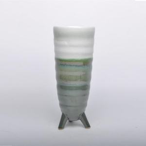 Vasi per Fiori Occidentali di Colore Verde per Angolo di Casa, Set di Vasi in Ceramica <span class=keywords><strong>con</strong></span> Tre Piedi - Product Image 3