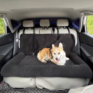 Asiento de coche para perros mediano y grande, cama de viaje segura y cómoda para mascotas, transportador de mascotas extraíble y lavable - Product Image 1