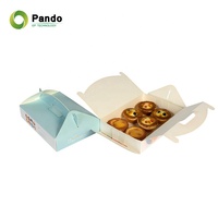 Pâtisserie Boulangerie Croissant Boîte En Carton Personnalisé Boîte À Biscuits De Luxe Emballage En Papier Chocolat Bonbons Cadeau Donut Boîte