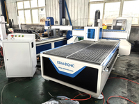 Máquina CNC Router 1325 de 4x8 pies para tallado de madera, DSP NC Studio, motor paso a paso de un solo husillo, alta precisión para fabricación de muebles y puertas