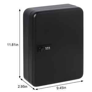 Hộp đựng chìa khóa an toàn bằng kim loại gắn tường, 48 khóa số, dành cho nhà ở và căn hộ, để lưu trữ an toàn - Product Image 4