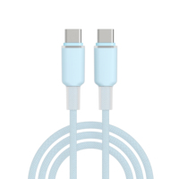 Câble de charge rapide USB-C vers USB-C NITIKA 3A 60W, en nylon tressé, design durable anti-emmêlement, plusieurs couleurs au choix