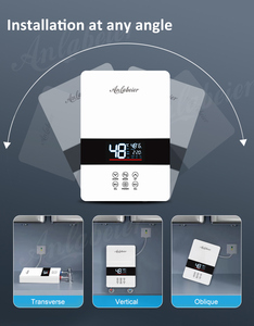 220V 6000W Electric Tankless Water Heater for Bathroom <b>Shower</b> Touch <b>Control</b> Rapid Heating Plastic material Housing use - Product Image 5