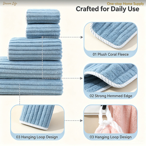 Toalla de Felpa Coral Lisa de 320GSM, Suave para Baño y Manos, 50x70cm, 70x140cm, 80x160cm, Venta al por Mayor, Logotipo Personalizado para Hotel y Spa - Product Image 2