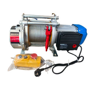 Cabrestante eléctrico de doble cuerda, uso de 30m, 60m, 100m, 1T, 1,5 T, 2,5 T, 3t, polipasto de cadena eléctrico de cuerda de alambre multifunción - Product Image 1