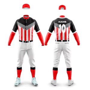 Uniforme de Béisbol Unisex Personalizado, Talla Grande, Conjunto Deportivo Transpirable en Estilo Nuevo, Disponible al por Mayor a Bajo Precio - Product Image 1