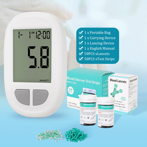 Glucometro, Misuratore di Glicemia, Macchina per il Monitoraggio della Glicemia, <span class=keywords><strong>Strisce</strong></span> Reattive per Diabetici, <span class=keywords><strong>Strisce</strong></span> per il Test della Glicemia - Product Image 5