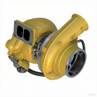 Turbocharger Asli untuk CAT 302-7443TURBO GP-BA Caterpillar C18 INDUSTRIAL ENGINE, Perakitan Turbocharger untuk Suku Cadang Mesin Konstruksi