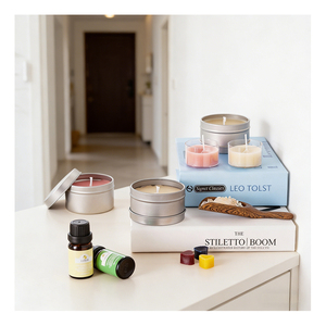 Coffret Cadeau Premium Parfumé avec Logo Personnalisé, Cire de Coco, Parfum d'Ambiance, Présentation de Vente au Détail, Série Assortiment Élégant - Product Image 2