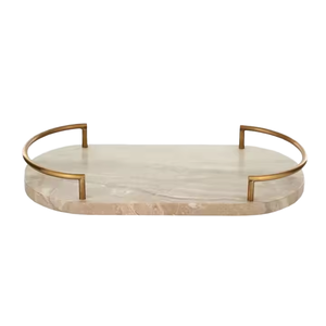 Fancy <b>Marble</b> Serving Tray Modern Living Room Handmade <b>Polished</b> Finish Dishwasher Safe Custom Size Excellent Quality - Product Image 2