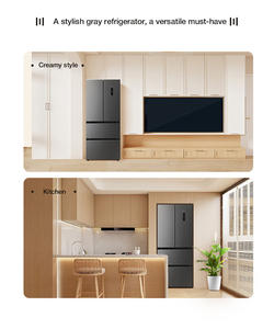 Réfrigérateur à portes françaises 409L <span class=keywords><strong>encastrable</strong></span>, sans givre, à technologie Inverter, économe en énergie, appareil de cuisine - Product Image 5