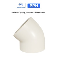 Tuyau de canalisation d'eau chimique industrielle en polypropylène PPR à souder par emboîtement à chaud, résistant aux hautes températures, Micron PPH 45