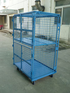 Torin SWK1030 Dubbele Laag Vouwen Zware Materiaal Handling Staal Roll Container Roll Winkelwagen Roll Kooi Trolley - Product Image 5