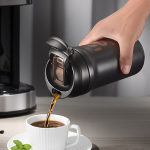 Stainless Steel Insulated Water <b>Bottle</b> 316 Double Spout Travel Tumbler Portable <b>Coffee</b> Cup With Straw - Product Image 3
