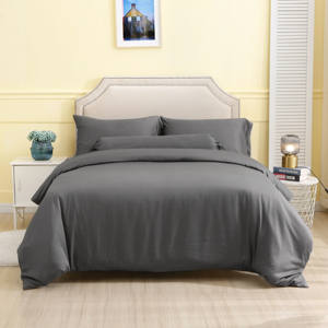 Ensemble <span class=keywords><strong>de</strong></span> <span class=keywords><strong>linge</strong></span> <span class=keywords><strong>de</strong></span> <span class=keywords><strong>lit</strong></span> haut <span class=keywords><strong>de</strong></span> gamme pour la maison, 4 pièces, couleur unie, en bambou, drap-housse, prix <span class=keywords><strong>de</strong></span> gros usine - Product Image 1