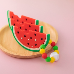 De Qualité alimentaire Silicone Bébé Anneau De Dentition Anneau De Dentition Silicone Bébé Sensoriel Mastication Bracelet Jouet - Product Image 2