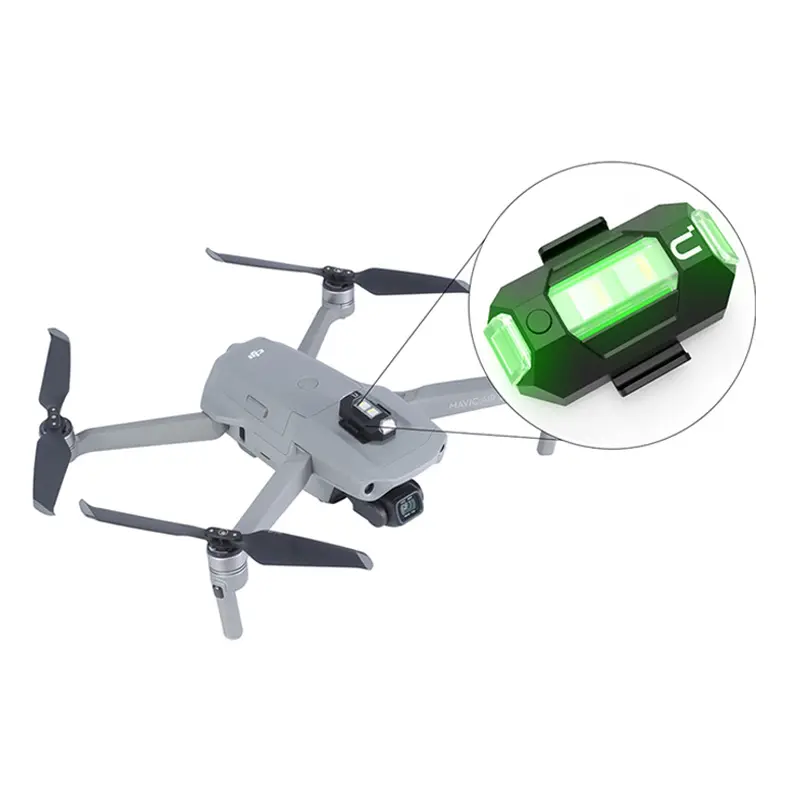 Ulanzi DR-02 Dji Mavic Aria 2 Drone Strobe RGB Accessori Luce di Notte Luce di Ricerca di Volo di Avvertimento Luce di navigazione