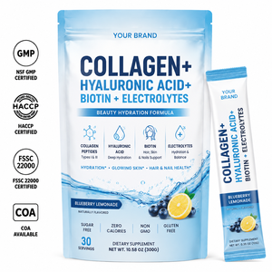 Apid Repair Recovery Renewal Soutien quotidien Équilibre Supplément <span class=keywords><strong>de</strong></span> poudre d'électrolyte <span class=keywords><strong>de</strong></span> biotine hyaluronique au collagène hydrolysé doux - Product Image 1