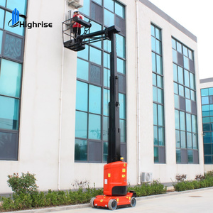 Venta de fábrica 200KG 11,2 M Mini elevador de mástil Vertical autopropulsado elevador de pluma pequeña con JIB para plataforma de trabajo aéreo - Product Image 5