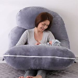 Maternity Breastfeeding Body <strong>Pillow</strong> for Pregnant Women-Comfortable Lactation Support <strong>U</strong>-Shape Design for Back Support and Sleep - Product Image 2