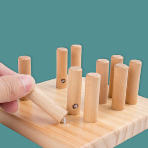 4 in 1 game Montessori wooden building blocks toys for children the fractions children preschool <span class=keywords><strong>ense</strong></span> - Product Image 3