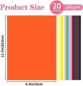 Haute qualité A3 A4 couleur <span class=keywords><strong>feuille</strong></span> de papier carton personnalisé grammes et taille artisanat fait à la main bricolage impression feuilles de papier colorées - Product Image 2